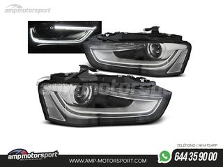 FAROS DELANTEROS LUZ DIURNA TUBE LIGHT PARA AUDI A4 B8 2012-2015