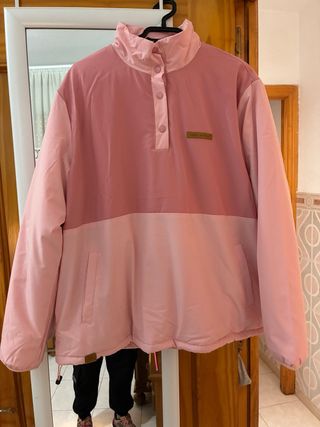 Chaquetón rosa