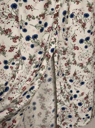 Abito floreale bianco H&M taglia S