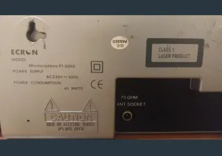 Microcadena Ecron Azul y Plata