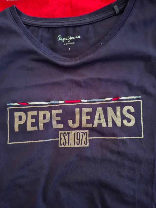 Camisetas Pepe Jeans Azul y Roja