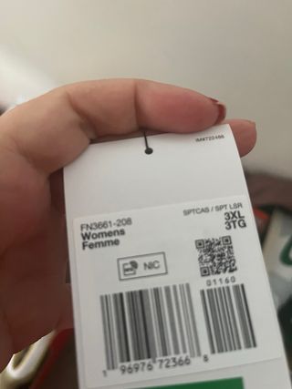 Camiseta Nike manga larga rosa talla única