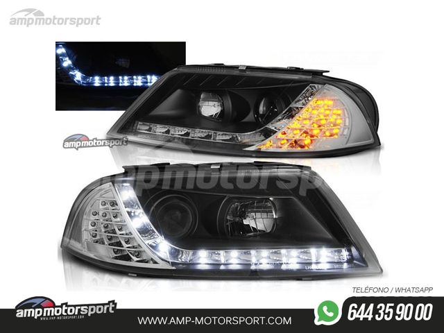 FAROS DELANTEROS LUZ DIURNA LED PARA VOLKSWAGEN PASSAT 3BG 2000-2005