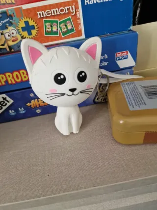 Monedero gatito blanco y rosa Falomir