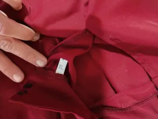 Traje dos piezas fiesta mujer rojo