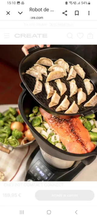 Robot de cocina CHEFBOT COMPACT CONNECT