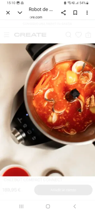 Robot de cocina CHEFBOT COMPACT CONNECT