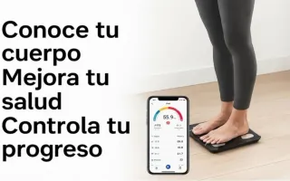 Báscula Inteligente Bluetooth Negra