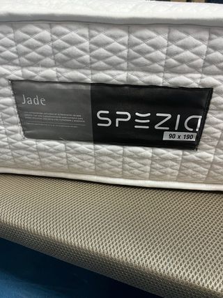 Base Tapizada y Colchón Visco 90x190