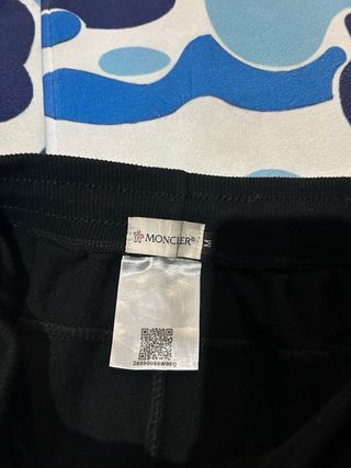 Moncler completo Nero