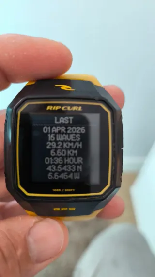Reloj Rip Curl Search GPS Serie 2 Negro/Amarillo