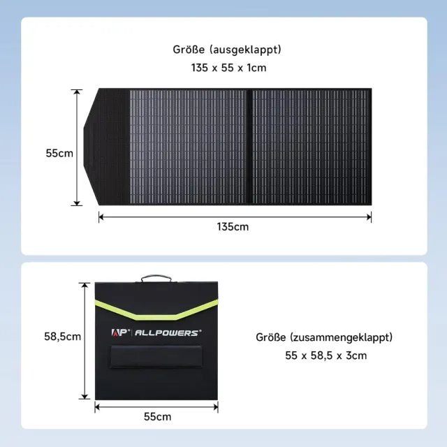 Placa Solar Plegable 100W ALLPOWERS SP027