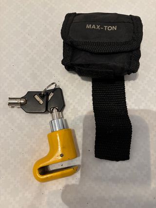 Candado de disco MAX-TON amarillo