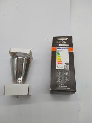 OSRAM Vintage 1906 Lámpara LED con tinte de humo, 7.8w, 360lm, Forma de Edison con 64 mm de diámetro y enchufe E27, color de luz