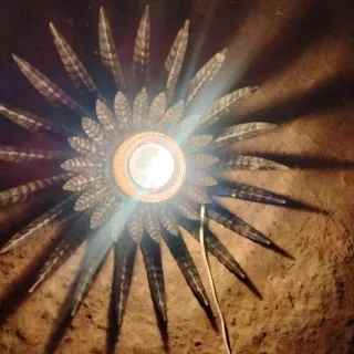 Lámpara antigua de Sol