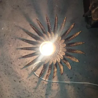 Lámpara antigua de Sol