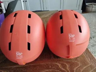 Casco de esquí Wedze naranja infantil