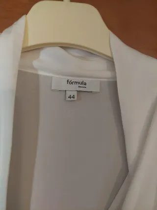 Blusa Formula Joven Blanca Talla 44