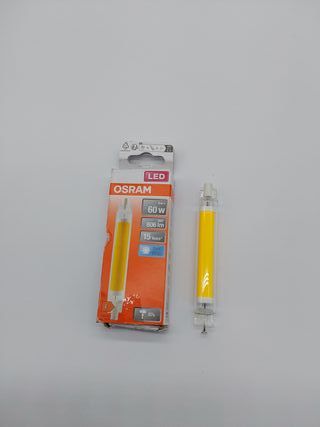 OSRAM LED Slim Line lámpara LED delgada multicolor con base retrofit R7s, 8 W / 806 lm, luz blanca fría y clara con 4000 K, no r