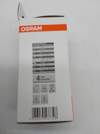 Lampadina LED OSRAM SUPERSTAR CLASSIC A, Attacco E27, 2700 K, 18W, Equivalente a 150W, Bianco caldo