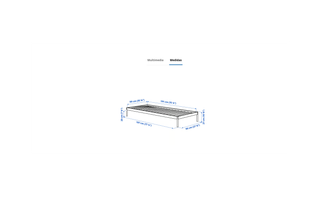 Estructura Cama IKEA 190x90 Blanca