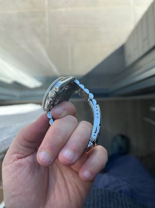 Seiko 5 GMT Automático Negro/Plata