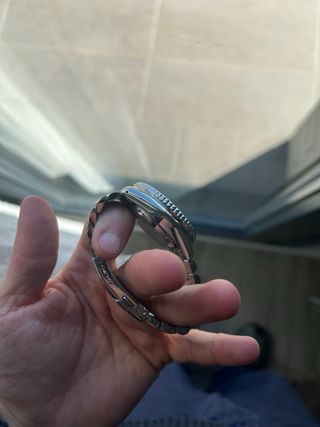 Seiko 5 GMT Automático Negro/Plata