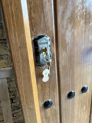 Puerta rústica acorazada madera