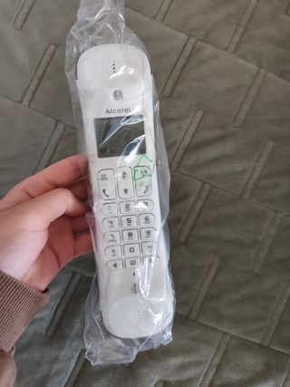 Teléfono fijo Alcatel blanco