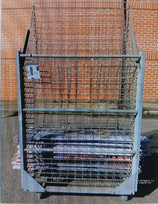 Carrito de secado de metal