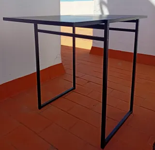 Mesa plegable Ikea Muddus negra