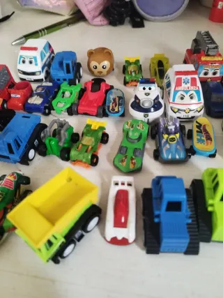 Set 65 macchinine giocattolo miste