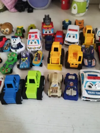 Set 65 macchinine giocattolo miste