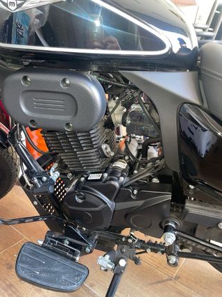 Moto Macbor 125cc Negra Manual