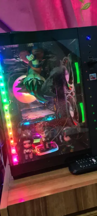 Ordenador Gaming Ryzen 5 Negro/Morado