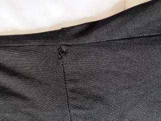 Vestido negro cremalleras talla M