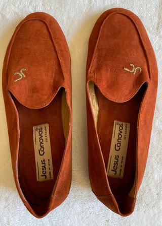 Mocasines Piel Jesus Canovas 38 Terracota