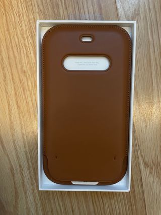 Funda Apple iPhone 12/12 Pro Cuero Marrón MagSafe