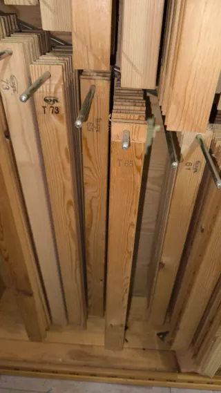 Bastidor de madera para lienzo