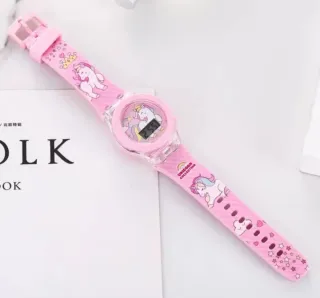 Reloj infantil unicornio con pulsera