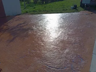 Hormigón impreso para exteriores