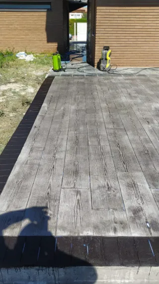 Hormigón impreso para exteriores