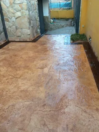 Hormigón impreso para exteriores