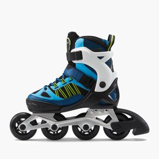 Patines Línea Niños Oxelo Ajustable 4 tallas Fit 5 Azul