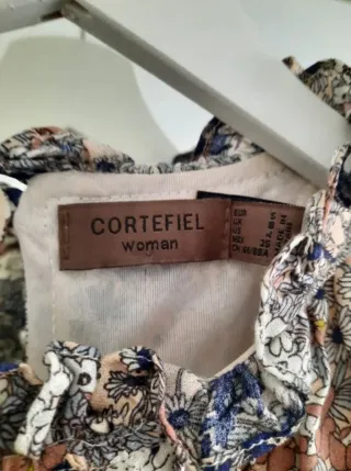 Vestido estampado floral mujer