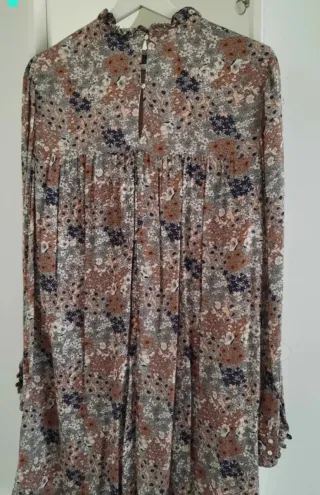 Vestido estampado floral mujer