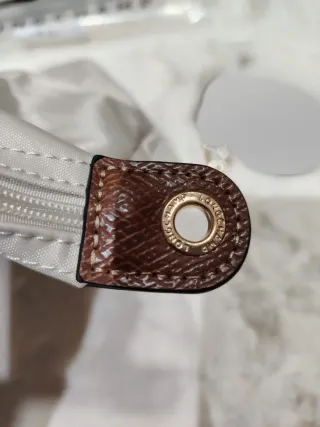 Bolso Longchamp Mediano Beige/Marrón