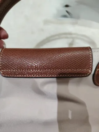 Bolso Longchamp Mediano Beige/Marrón