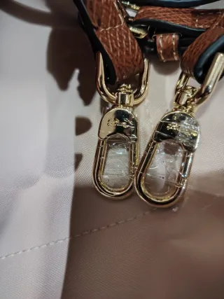 Bolso Longchamp Mediano Beige/Marrón