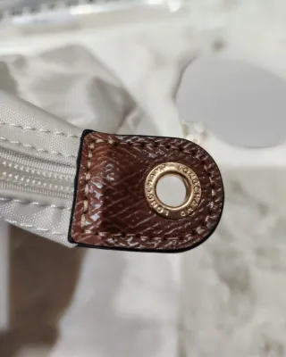 Bolso Longchamp Mediano Beige/Marrón